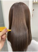 イメチェンチェリーブラウンフェミニンモードダークアッシュ