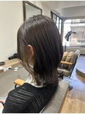 ミディアムスタイル×インナーカラー