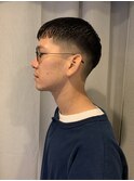 メンズクロップフェード