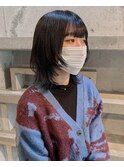 ミディアムレイヤー×インナーカラー