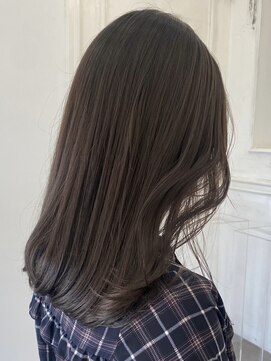 カムジーヘッドカミノウラ(COMEGHEAD KAMINOURA) ダブルカラーミルクティーベージュカラーブルーブラックブリーチ