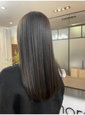 透明感カラー 赤味消しカラー ブリーチなしカラー