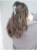 ハイライトショートヘアレイヤーカットダブルカラー