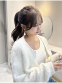 どの角度からも盛れるお顔周りカット