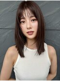 似合わせ小顔レイヤーミディ_原宿/髪質改善