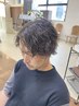 【メンズオススメNo2】カット+ポイントパーマ￥6600