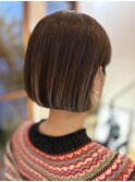 髪質改善20代30代40代大人可愛いミルクティーボブ