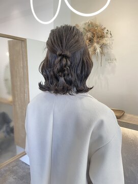 シアエミュー 新越谷店(SHEER emu) ぽこぽこハーフアップ