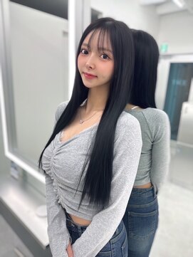 テイス 新宿(TACE) ブルーブラック[着物/メルティカラー/透け感バング]