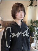 顔まわりレイヤーボブ