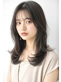 大人かわいいレイヤースタイル【田中郁矢】