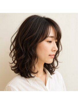 スープレックス ヘアーデザイン(SOUPREX HAIR DESIGN) ミディアムミセスデジタルパーマ　20代 30代 40代 50代 60代