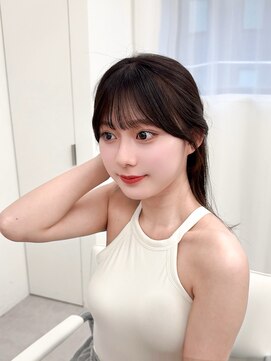 アマトウキョウスマートサロン(AMA TOKYO×Smart Salon) くびれレイヤー/顔まわりカット/くびれ巻き/レイヤーカット