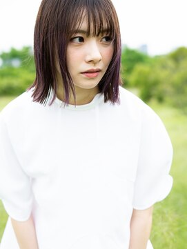 リンドリンド(Lindo Lindo) ボブ／切りっぱなし／シースルーバング／デザインカラー