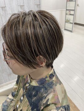 ショート/ハイライト/ロングレイヤー/髪質改善/円山/白髪ぼかし