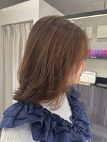 プレジールバイラファブリック(PLAISIR by LA FABRIQUE)&nbsp;レイヤーボブ×ベージュカラー【新村/PLAISIR/草加】