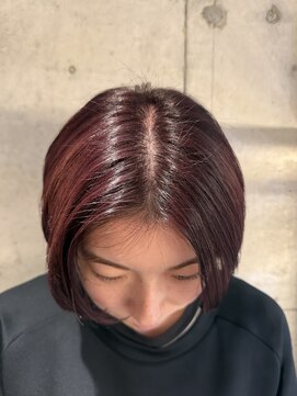 ロンドフルール 大宮東口(Lond fleur) ミニウルフレイヤーカット顔周りカット前髪カット韓国ボブ/大宮