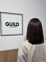 ギルド 東久留米店(GUILD)&nbsp;艶ブラウンのまとまりストレート