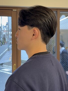 ピコット(P cott) 毛流れメンターパートメンズカットツーブロ