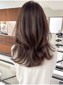 ハイライトバレイヤージュダブルカラーケアブリーチ20代30代