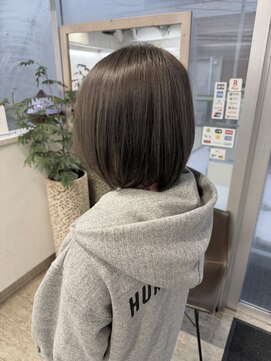 ニコ ヘアデザイン(nico hair design) 暗めオリーブ