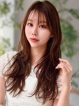 アグ ヘアー シーモ 下関店(Agu hair seamo) 《Agu hair》レイヤーウェーブ×ショコラブラウン
