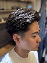 エクファフォーメン(EX-FA FOR MEN) リバースセンターパート/ニュアンスパーマ/ダウンバング/瀬田
