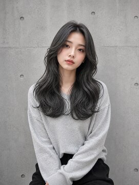 ピース バイ シータ(PEACE by CITA) 【アキヒロ】透明感チャコールグレージュ×レイヤー20代30代40代