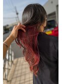インナーカラー(レッド)