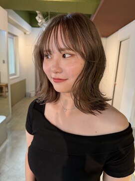 ハル ヘアスタジオ(haRu hair studio) ベージュカラー