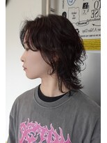 ウーズ ハラジュク(Ooze.HARAJUKU) ハッシュカットグレージュデザインカラーツートーンカラー原宿