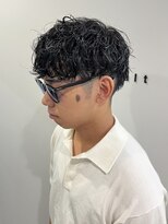ウォルト(walt)&nbsp;栄 メンズ ふんわりシャドウパーマ ツーブロック