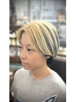バイブアンドアネックス(VIBE & ANNEX)&nbsp;【マチャコ】センターパート×アンブレラカラー