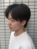 メンズカット+ポイントパーマ￥9900[町田/メンズパーマ/ピンパーマ/眉毛/韓国]