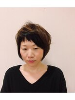 アドゥーヘアー(A do hair) オンカラーを入れた大人ショート