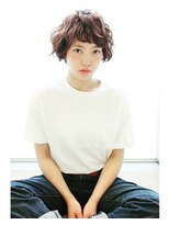 レンジシキチジョウジ (RENJISHI KICHIJOJI)&nbsp;軽さと遊びのあるパーマショートスタイル【RENJISHI KICHIJOJI】