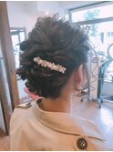 結婚式　ヘアセット