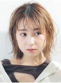 【 December】夏ヘア☆サマーベージュ×シースルーボブ