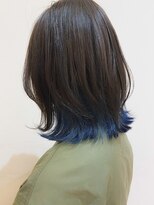 モリオ フロム ロンドン イオンモール 熊本店(morio FROM LONDON)&nbsp;【morio熊本】シルバーグレージュ×裾カラーブルー