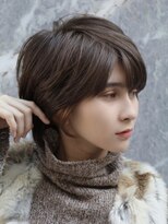 グラニュー(granew)&nbsp;【担当石井】小顔前下がり甘辛ショートボブ大人ダークカラー