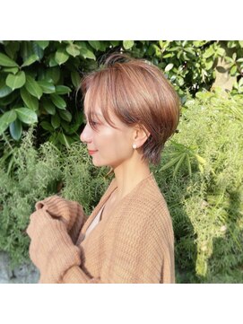 ラナ 渋谷(Lana) 【Chill】大人かわいい季節のピンクベージュクールショートボブ