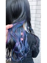 リール(THE RIRE.)&nbsp;＊THE  RIRE. インナーカラー   ブルー×パープル＊