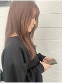 【山口祐子】ピンクベージュデザインカラー