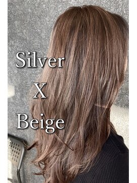 ネリネ(Nerine) シルバー　ベージュ