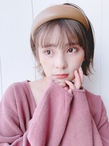 アイティーバイアルバム 藤沢店(IT by ALBUM)&nbsp;外ハネショート_カーキグレージュマッシュショート_28554