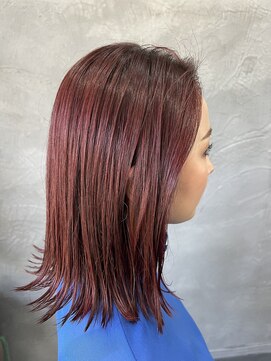 レーヴ(reve) 外ハネがかわいいチェリーピンク