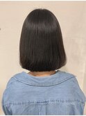 ローグ金町美容室《沙月》　内巻きワンカールボブ