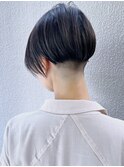 【morio池袋】アシンメトリーツーブロック黒髪ショート♪