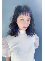 リークフー(Ree cu fuu)&nbsp;10代20代30代40代 かわいいミディアムウェーブスタイル　藤沢