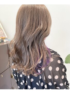 ヴィフ ヘアー(vif hair) インナーパープル